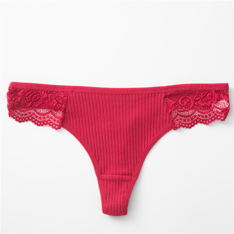 Underwear Low Waist Full Cotton Women's Lace.
