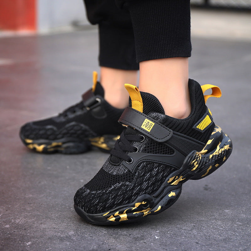 Spring And Summer Mesh Children's Sports Shoes Non-slip Boys Shoes.