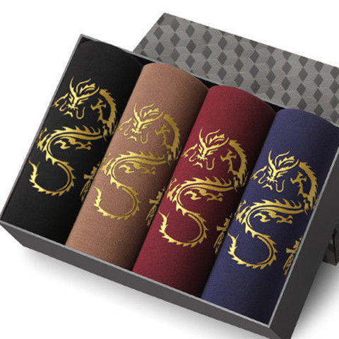 Loose trendy male boxer briefs.