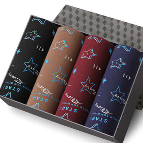 Loose trendy male boxer briefs.