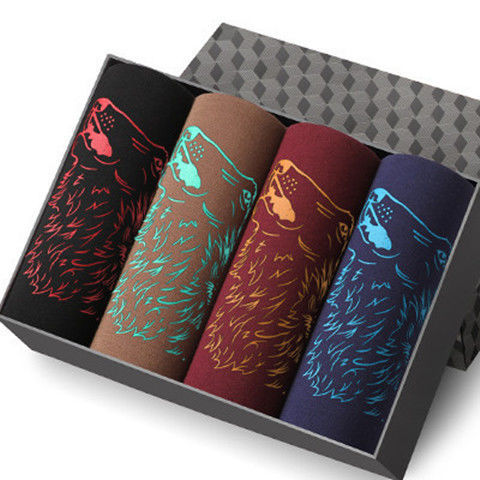Loose trendy male boxer briefs.