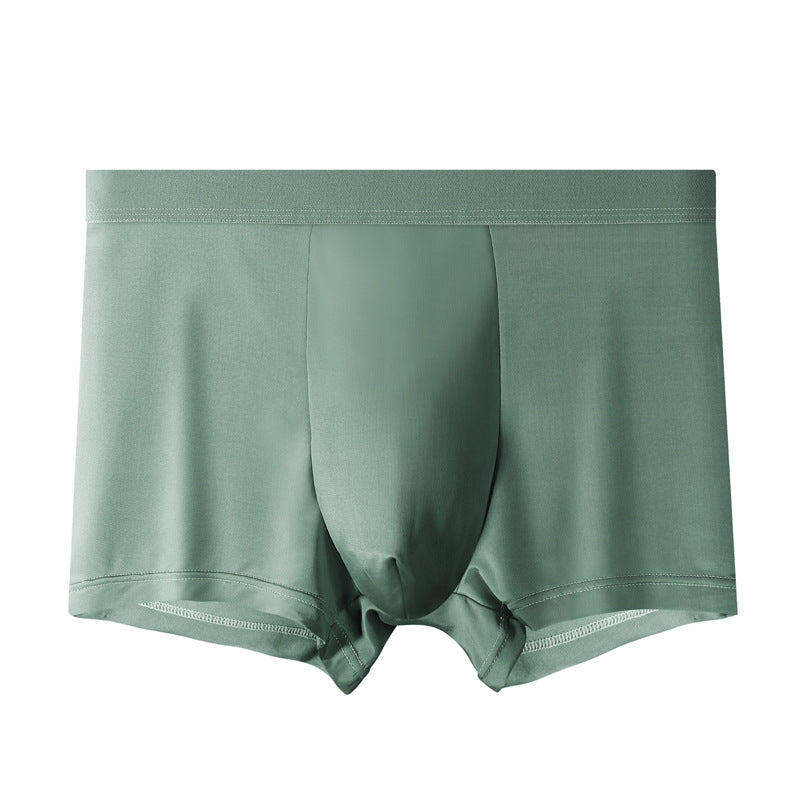 Summer Ice Silk Underwear Men's Thin Breathable Quick-drying.