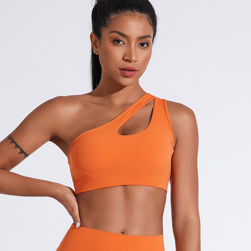 Hollow Out Shoulder Belt Underwear Sports Women's Yoga.