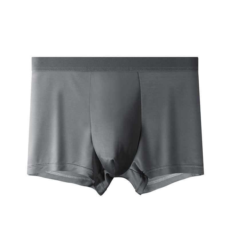 Summer Ice Silk Underwear Men's Thin Breathable Quick-drying.