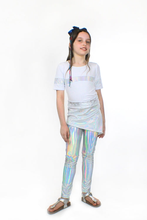Stella, bamboo jersey and holographic sequin Top - Styles for everyone