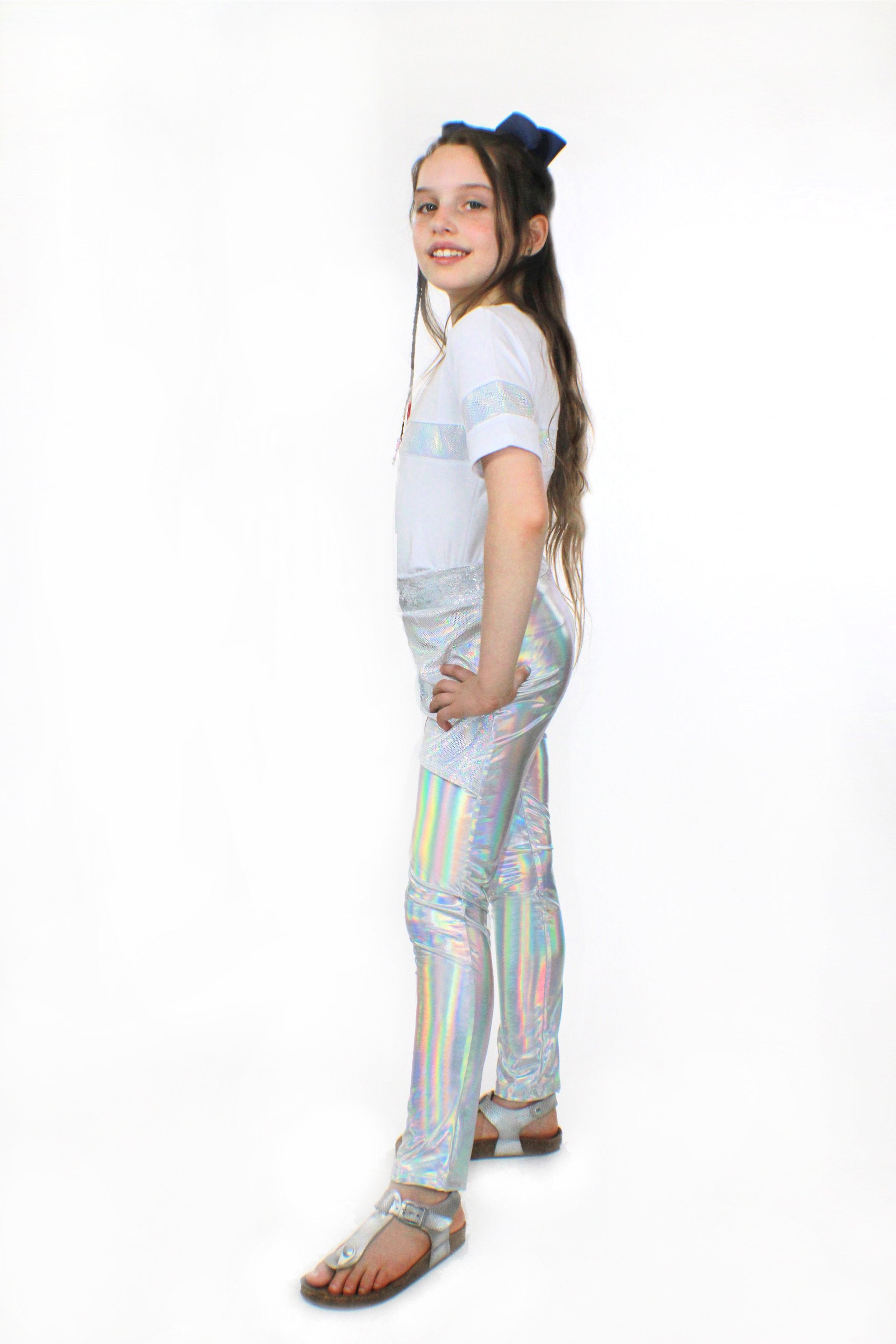 Stella, bamboo jersey and holographic sequin Top - Styles for everyone