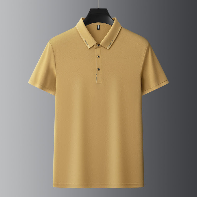 Summer Polo Shirt Comfortable Breathable Cool Feeling Men.