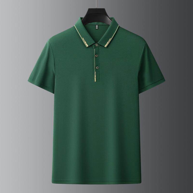 Summer Polo Shirt Comfortable Breathable Cool Feeling Men.