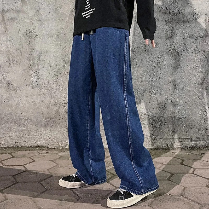 Men's Straight Loose American Design Jeans.