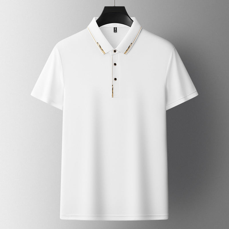 Summer Polo Shirt Comfortable Breathable Cool Feeling Men.