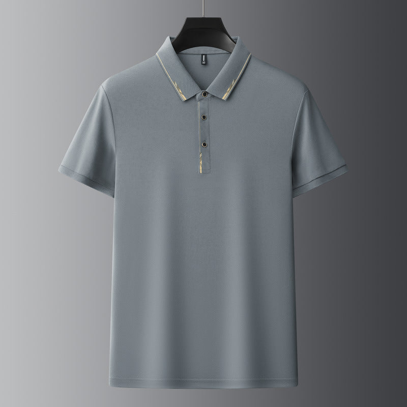 Summer Polo Shirt Comfortable Breathable Cool Feeling Men.