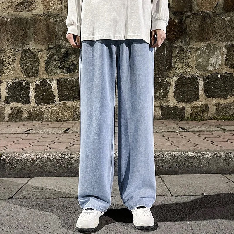 Men's Straight Loose American Design Jeans.