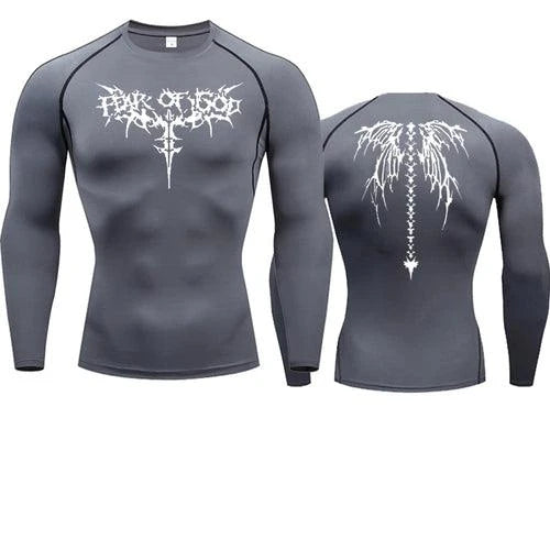 2024 Summer Men Sun-protective Clothing Anime T-shirt Fitness - Styles for everyone