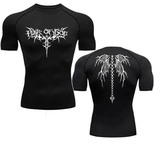 2024 Summer Men Sun-protective Clothing Anime T-shirt Fitness - Styles for everyone