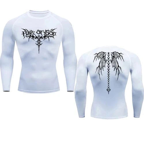 2024 Summer Men Sun-protective Clothing Anime T-shirt Fitness - Styles for everyone