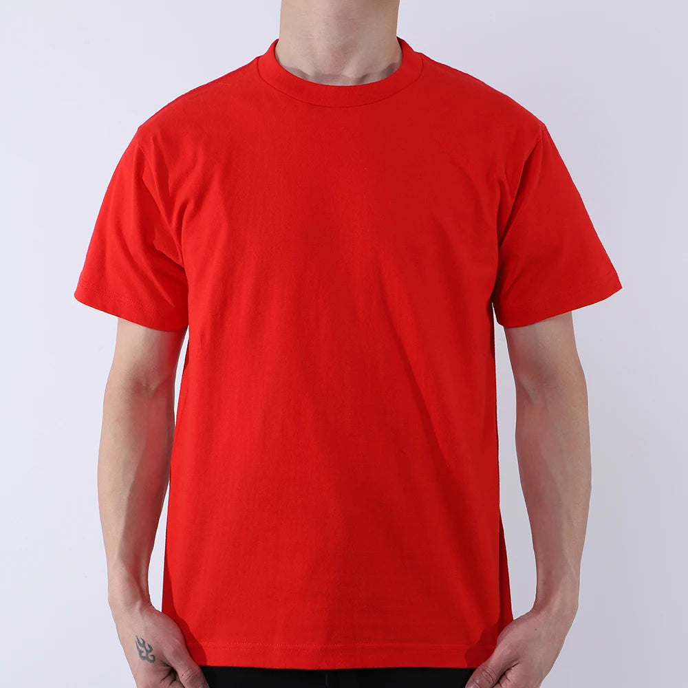 14 Colors Candy Color 100% Cotton T-Shirts Men Women Oversized Short - Styles for everyone