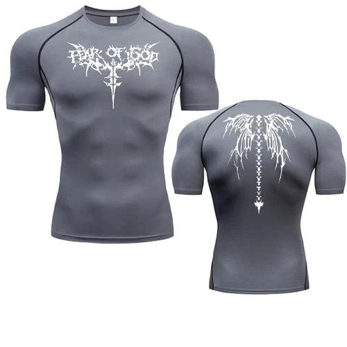 2024 Summer Men Sun-protective Clothing Anime T-shirt Fitness - Styles for everyone