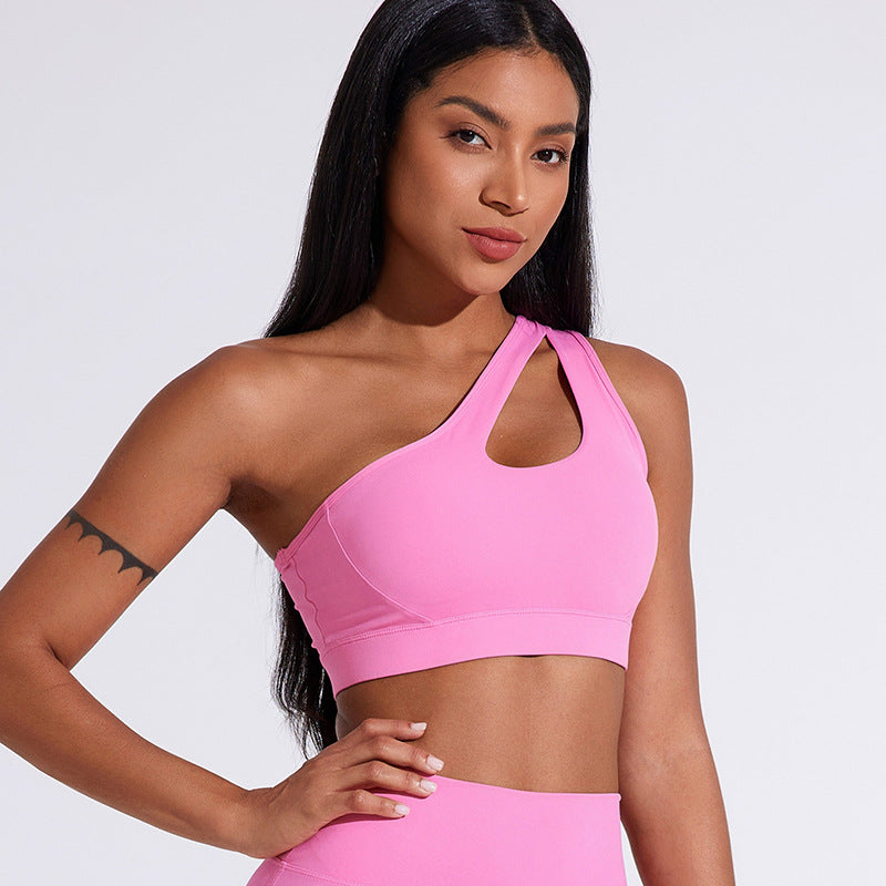 Hollow Out Shoulder Belt Underwear Sports Women's Yoga.