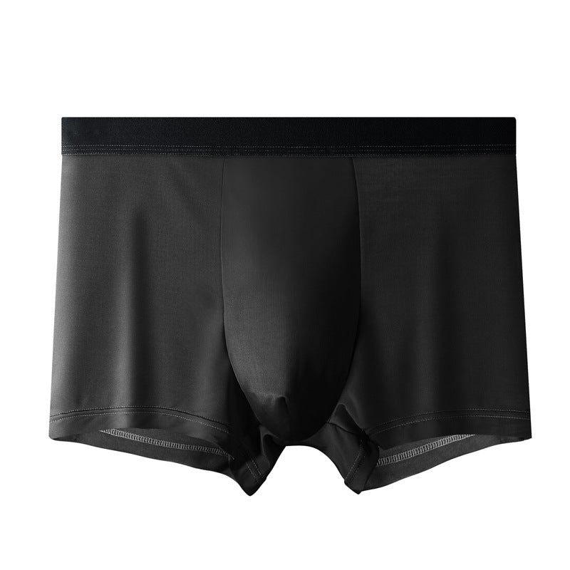 Summer Ice Silk Underwear Men's Thin Breathable Quick-drying.
