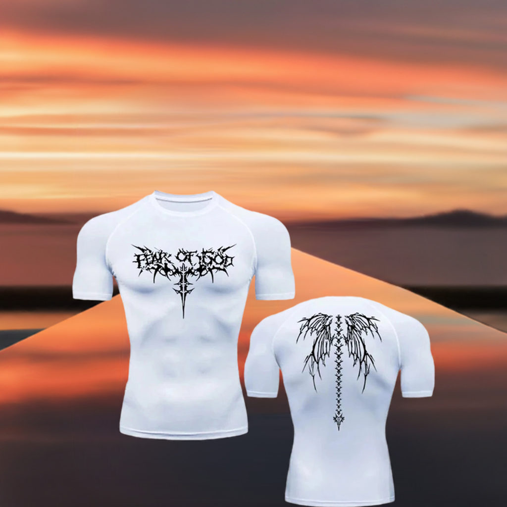 2024 Summer clothing Men Sun-protective Clothing Anime T-shirt Fitness - Styles for everyone 