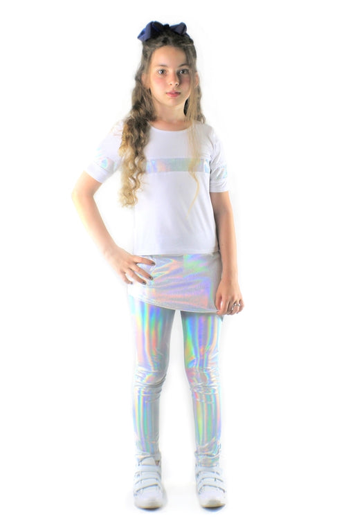 Stella, bamboo jersey and holographic sequin Top - Styles for everyone